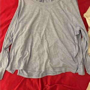 RBX Women's Heather Gray Long Sleeve Top